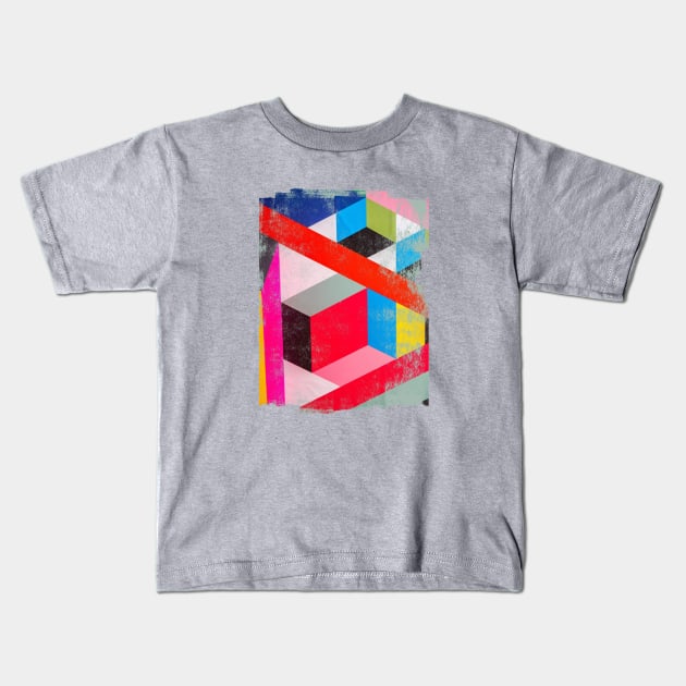 painting colors Kids T-Shirt by potch94